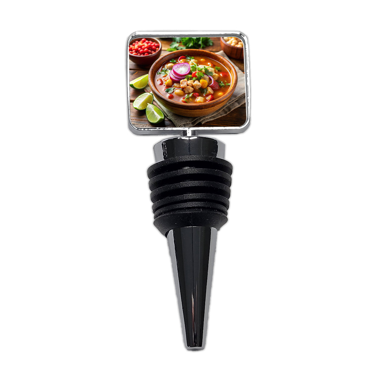 Pozole Posole Traditional Mexican Stew Wine Bottle Stopper