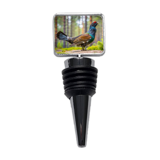 Western Capercaillie Wood Grouse Bird Wine Bottle Stopper