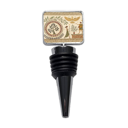 Ancient Greek Tree Pattern Wine Bottle Stopper