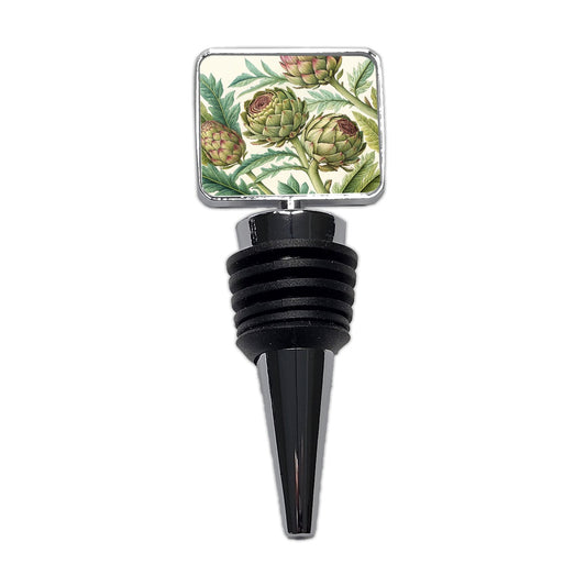 Artichoke Illustration Pattern Wine Bottle Stopper