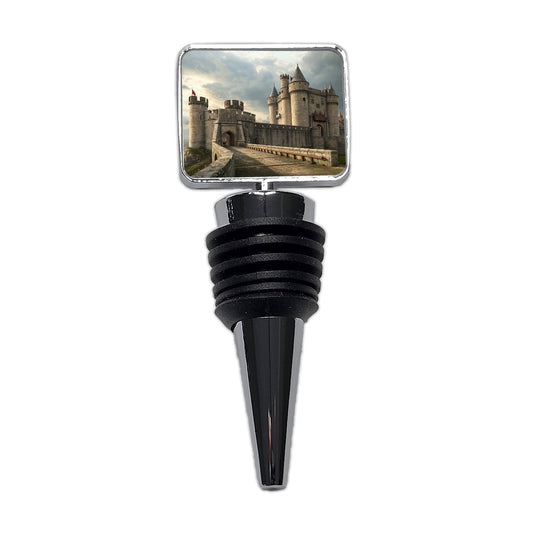 Castle Medieval Fantasy Wine Bottle Stopper