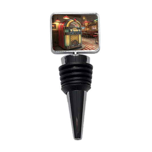 Classic Diner Jukebox Wine Bottle Stopper
