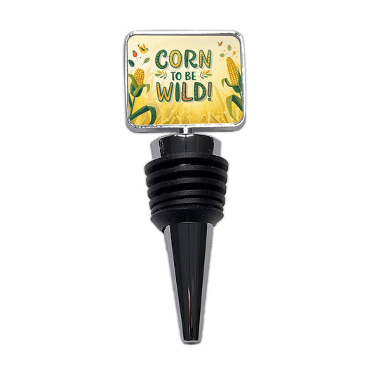 Corn To Be Wild Funny Wine Bottle Stopper