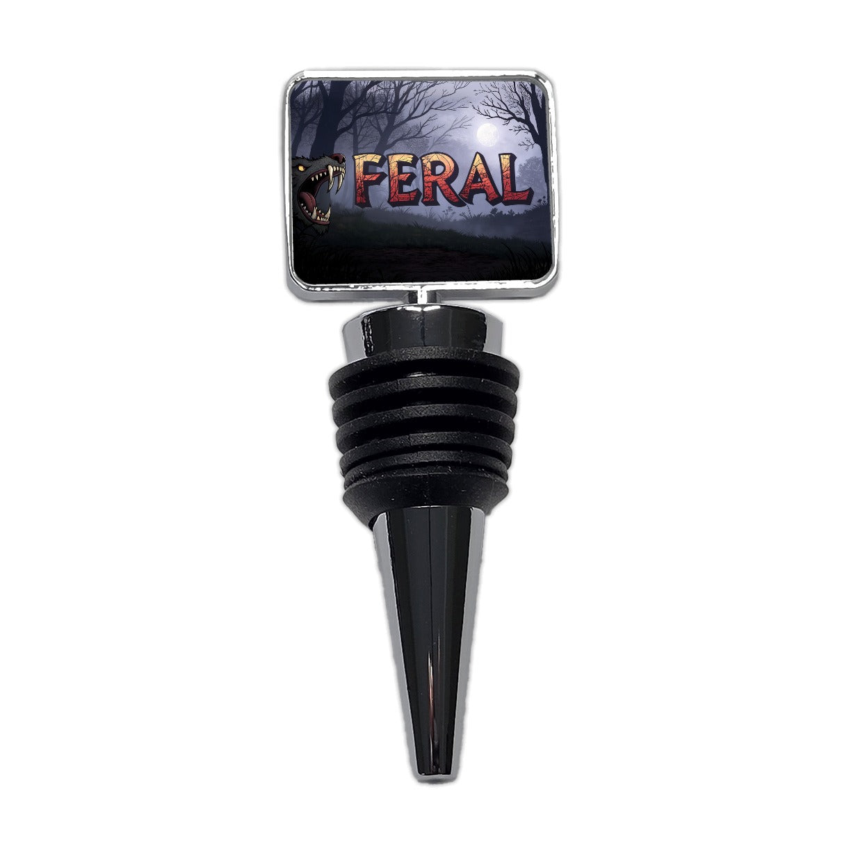 Feral Funny Animal Wine Bottle Stopper