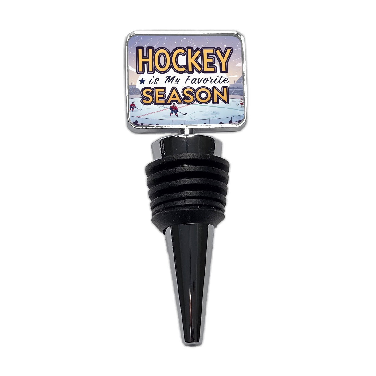 Hockey is My Favorite Season Funny Wine Bottle Stopper