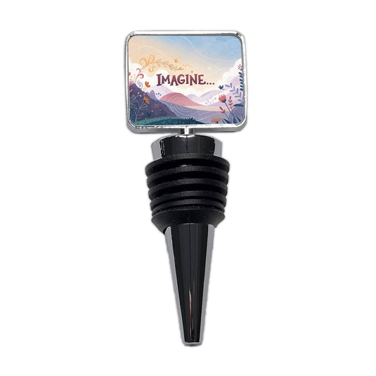 Imagine Inspirational Wine Bottle Stopper