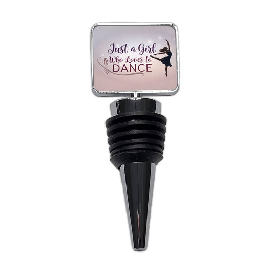 Just A Girl Who Loves To Dance Ballet Wine Bottle Stopper