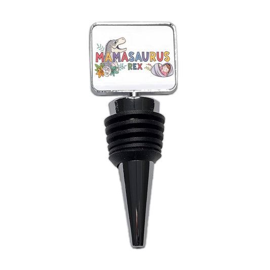 Mamasaurus Rex Mama Dinosaur Wine Bottle Stopper