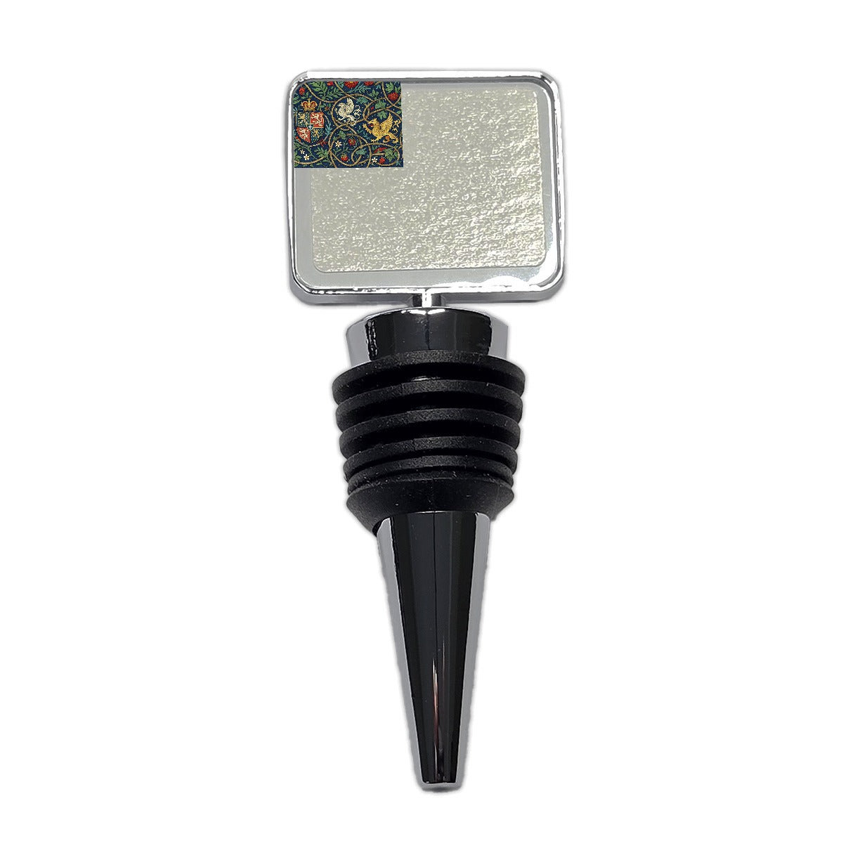 Medieval Ornamentation Griffins Shield Wine Bottle Stopper