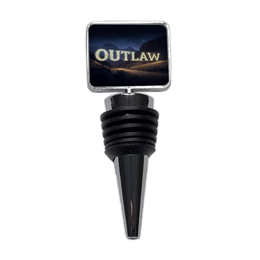 Outlaw Country Night Wine Bottle Stopper