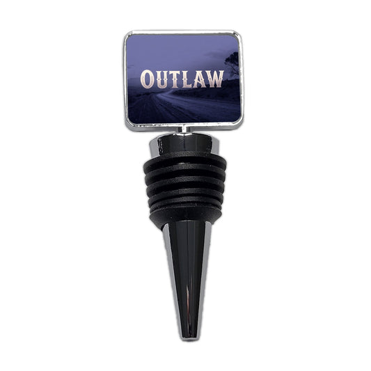 Outlaw Empty Highway Wine Bottle Stopper