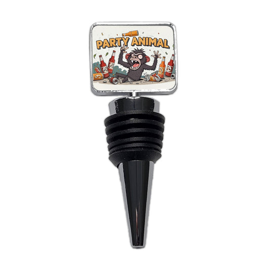 Party Animal Crazy Monkey Wine Bottle Stopper