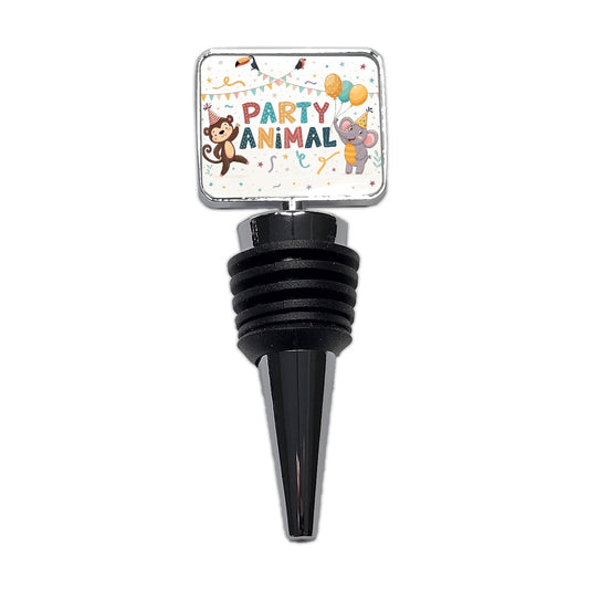 Party Animal Cute Funny Monkey Elephant Wine Bottle Stopper