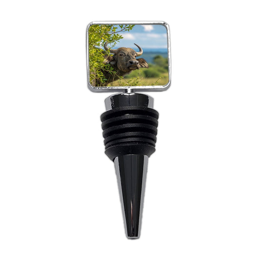 African Buffalo Safari Wildlife Wine Bottle Stopper