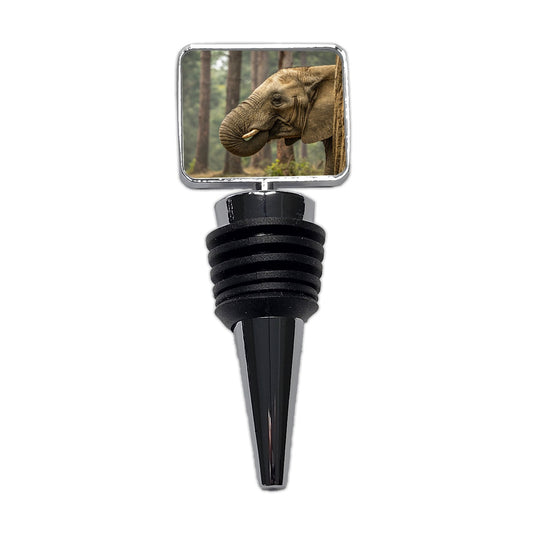 African Elephant Safari Wildlife Wine Bottle Stopper