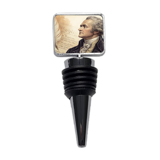 Alexander Hamilton Founding Father Wine Bottle Stopper