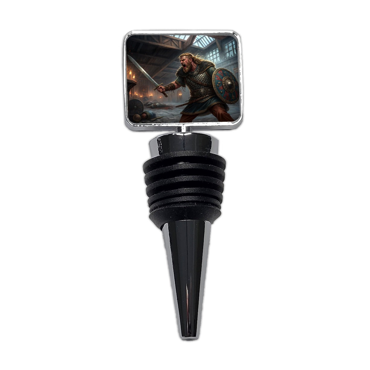 Beowulf Viking Warrior Wine Bottle Stopper