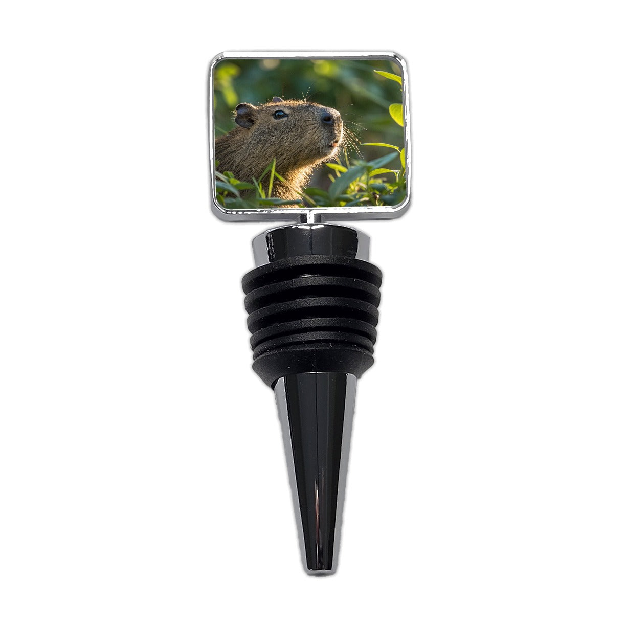 Capybara Wildlife Nature Scene Wine Bottle Stopper