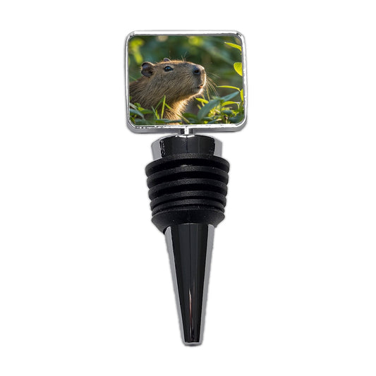 Capybara Wildlife Nature Scene Wine Bottle Stopper