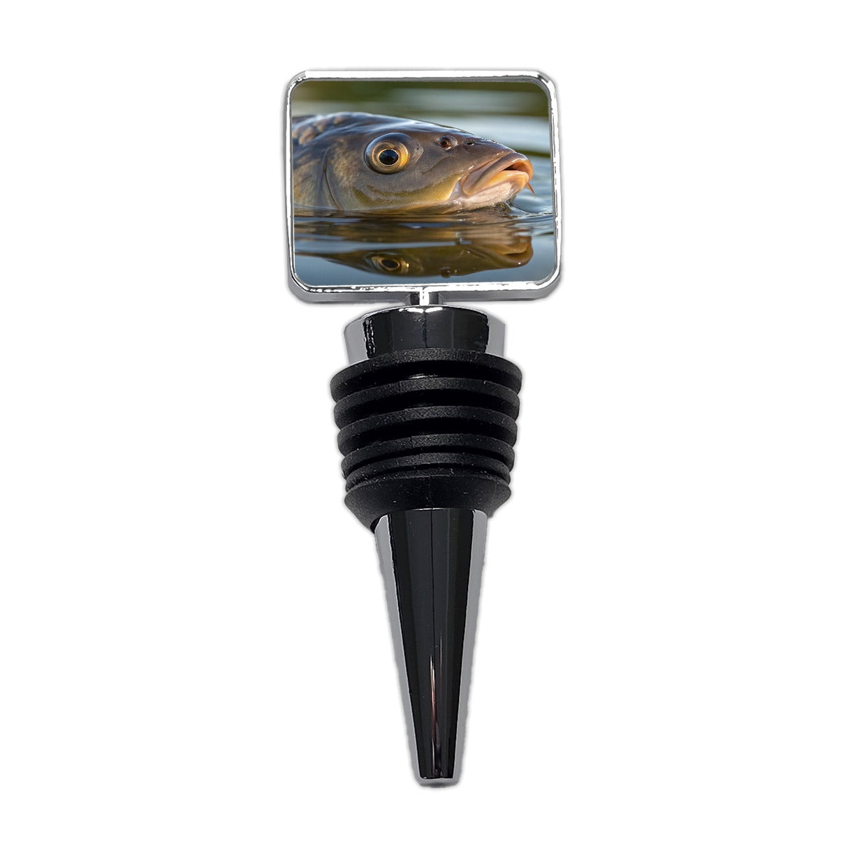 Carp Fishing Freshwater Wildlife Wine Bottle Stopper