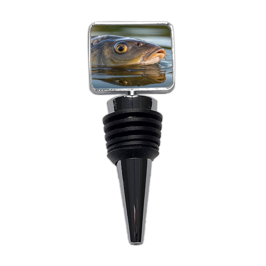Carp Fishing Freshwater Wildlife Wine Bottle Stopper