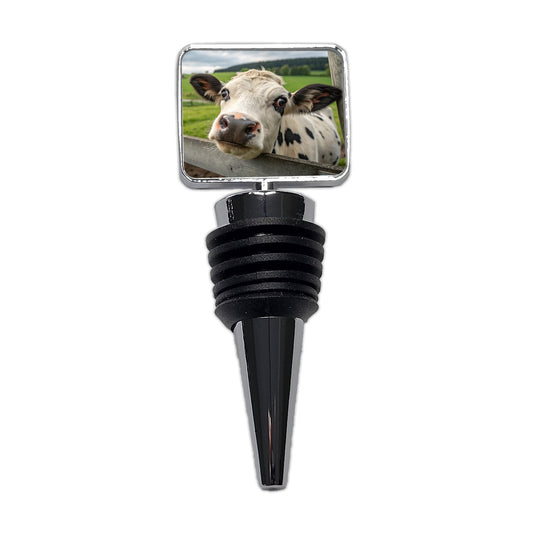 Curious Cow Farm Life Wine Bottle Stopper