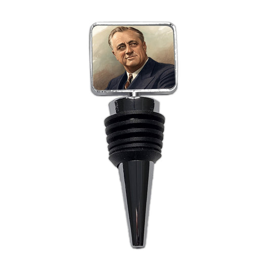 Franklin D Roosevelt President Wine Bottle Stopper