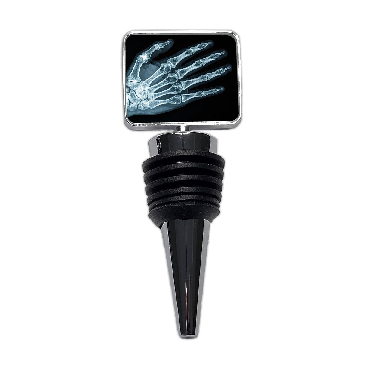 Hand X-Ray Radiograph Wine Bottle Stopper