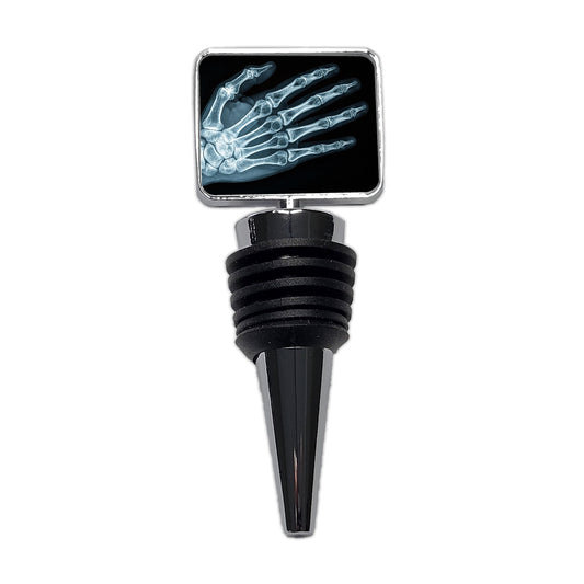 Hand X-Ray Radiograph Wine Bottle Stopper