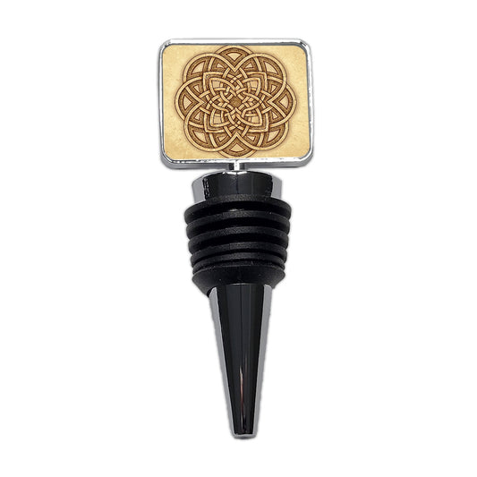 Irish Celtic Mandala Wine Bottle Stopper