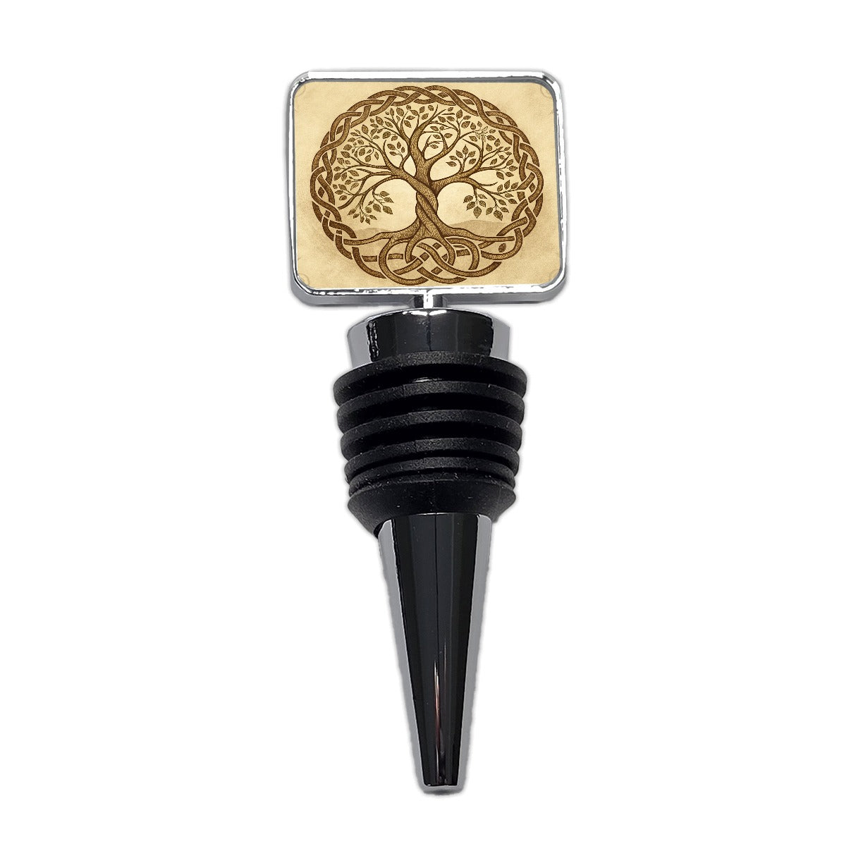 Irish Celtic Tree of Life Wine Bottle Stopper