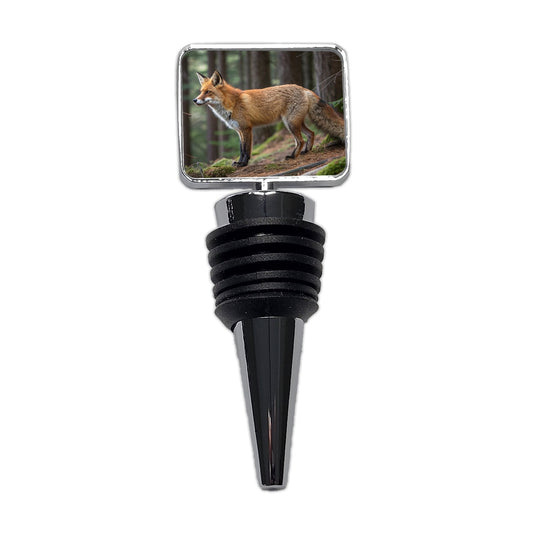 Japanese Fox Forest Wine Bottle Stopper