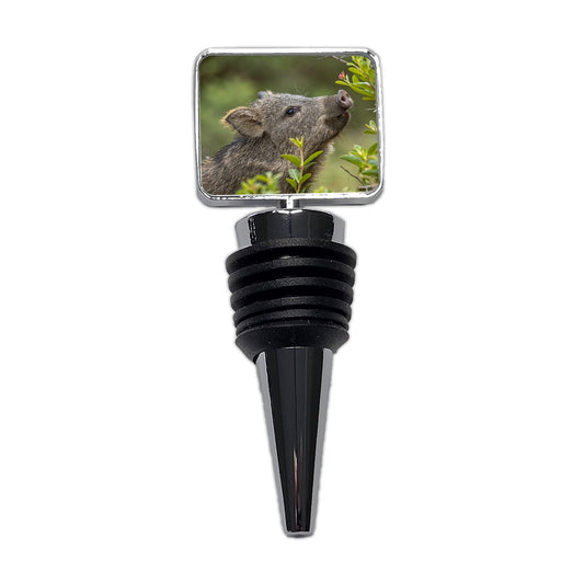 Javelina Woodland Wine Bottle Stopper