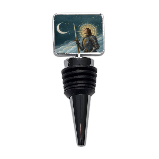 Joan of Arc Medieval Warrior Wine Bottle Stopper