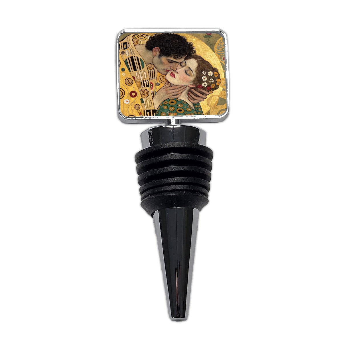 Klimt The Kiss Inspired Wine Bottle Stopper