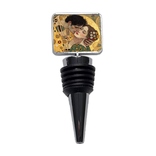 Klimt The Kiss Inspired Wine Bottle Stopper