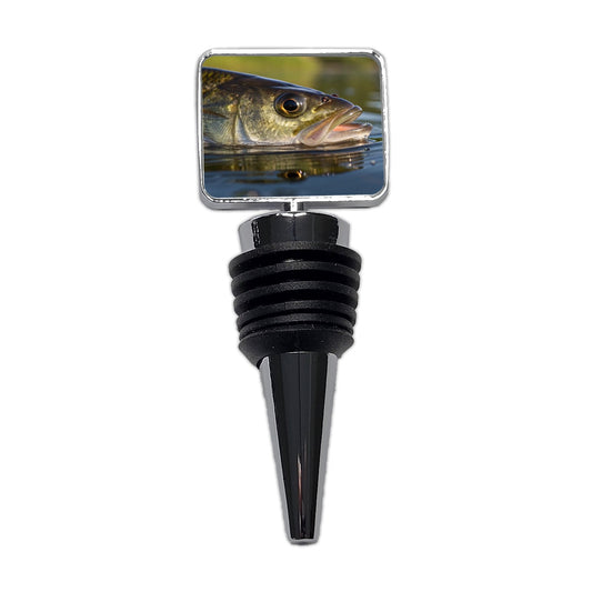 Largemouth Bass Fishing Wildlife Wine Bottle Stopper