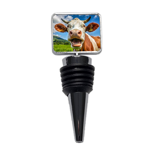 Laughing Cow Farm Wine Bottle Stopper