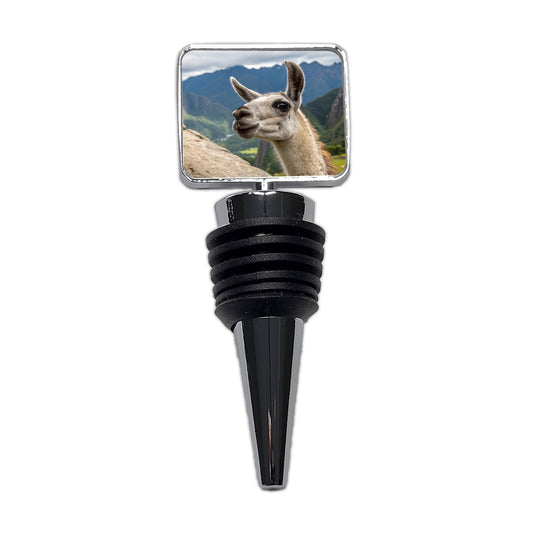 Llama Highlands Wine Bottle Stopper