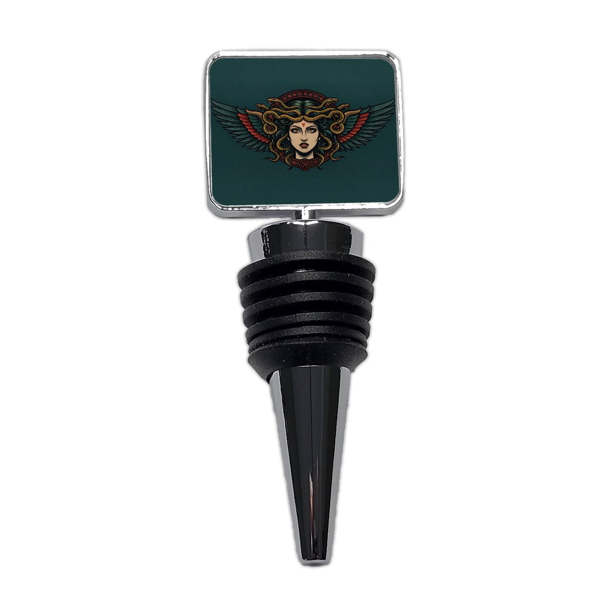 Medusa Mythological Snake Queen Wine Bottle Stopper