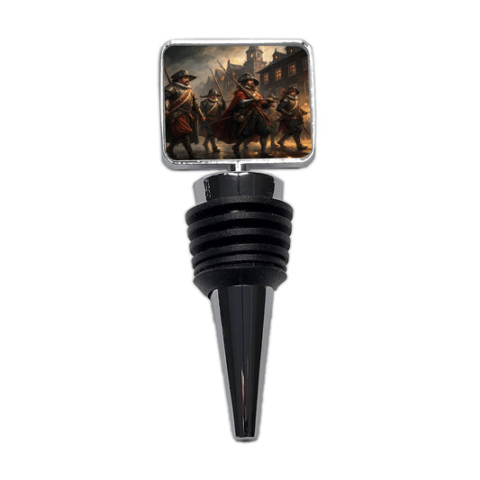 Night Watch Rembrandt Inspired Wine Bottle Stopper