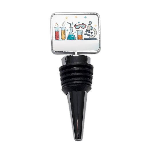 Science Chemistry Biology Physics Wine Bottle Stopper