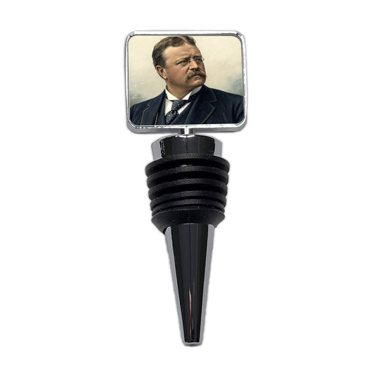 Theodore Roosevelt American President Wine Bottle Stopper
