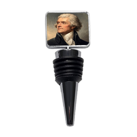Thomas Jefferson American President Wine Bottle Stopper