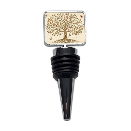 Vintage Tree Of Life Wine Bottle Stopper