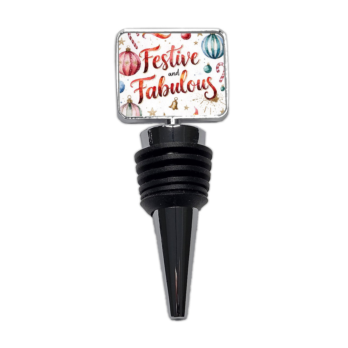 Festive And Fabulous Christmas Wine Bottle Stopper