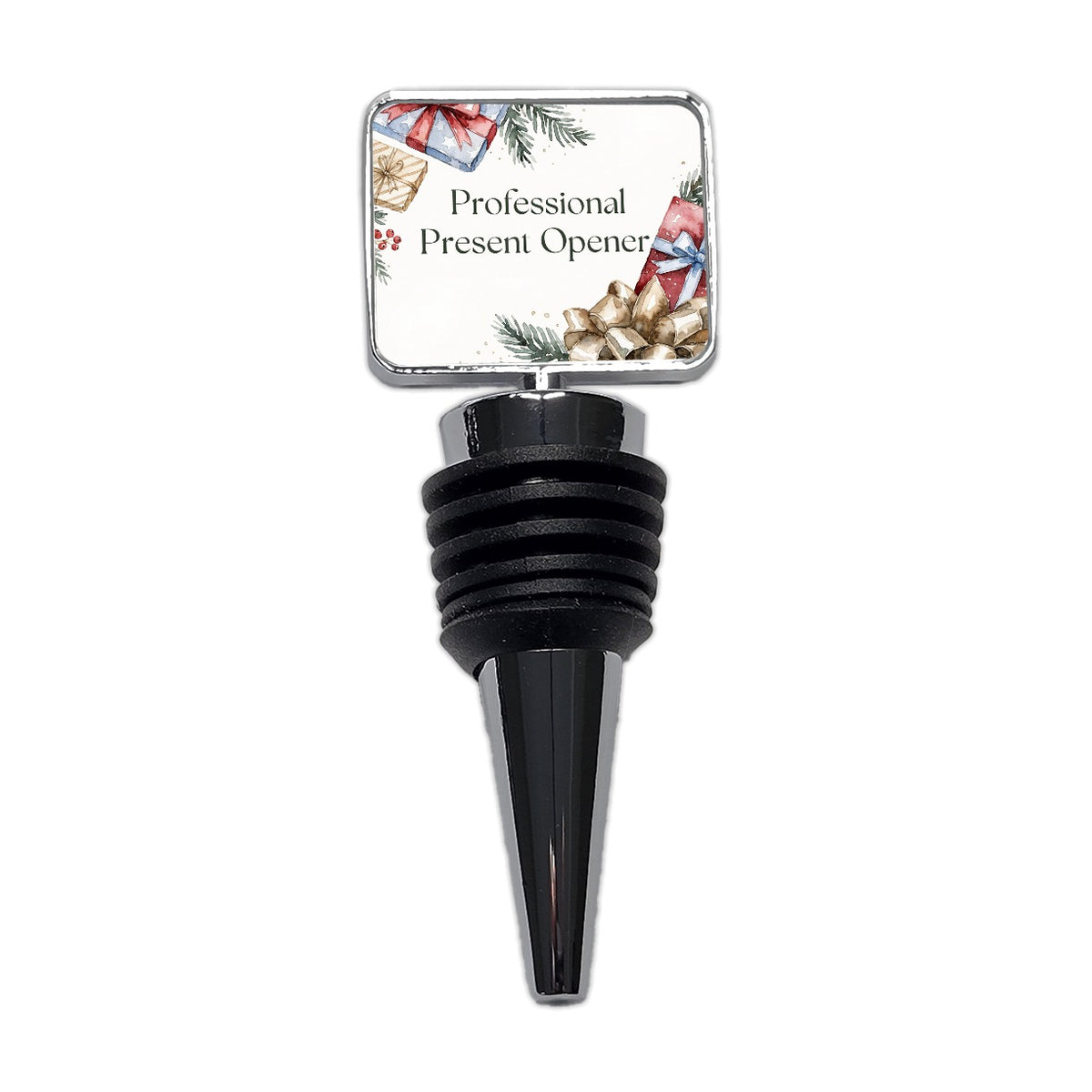 Professional Present Opener Christmas Wine Bottle Stopper