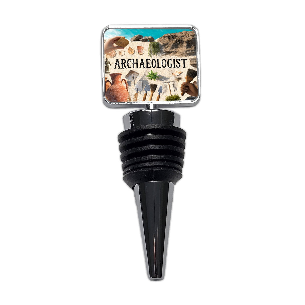 Archaeologist Wine Bottle Stopper