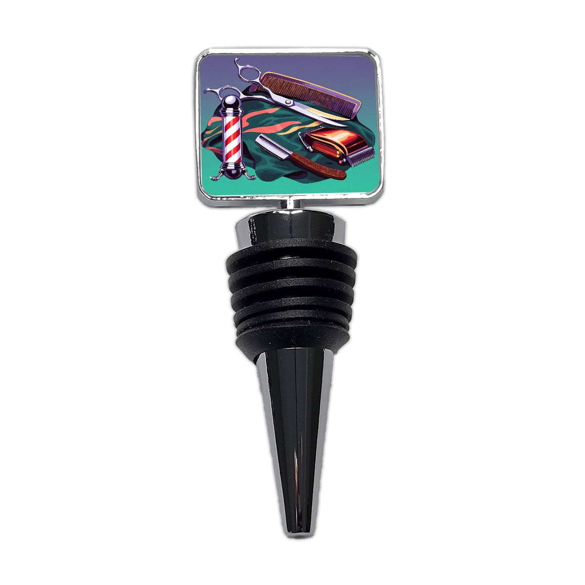 Barber Barbershop Tools Wine Bottle Stopper
