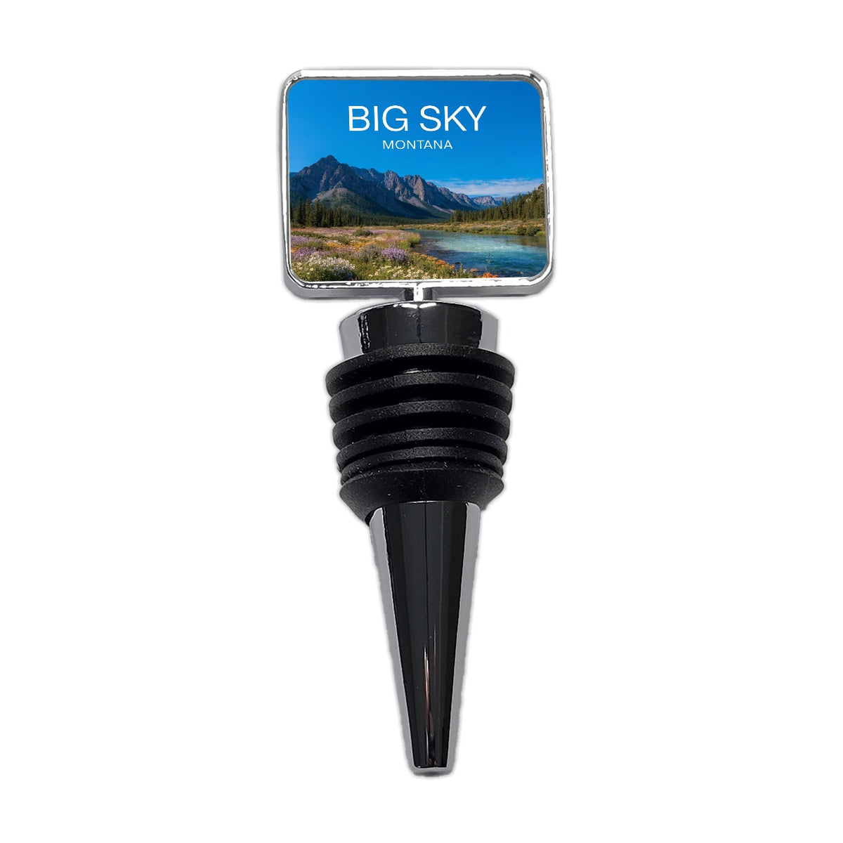 Big Sky Montana Travel Wine Bottle Stopper